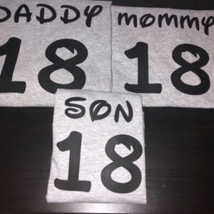 Pre-designed Disney Jersey t-shirt custom tee shirt.  Available in kids and adult sizes.